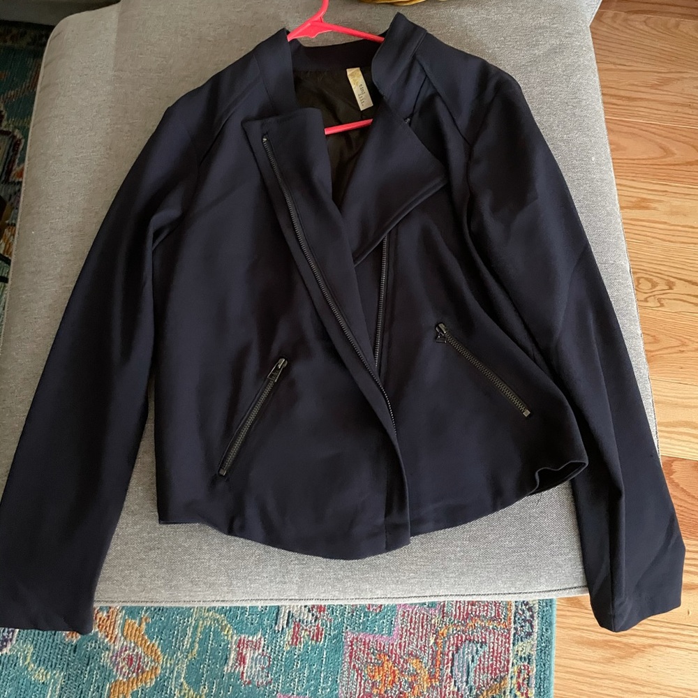 Tili Lili Navy Blue Blazer Jacket